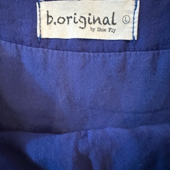 B. Original by ShoeFly Royal Blue Dress Size Large - Picture 4 of 6